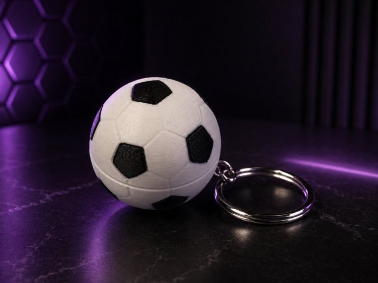 Soccer Ball Keychain